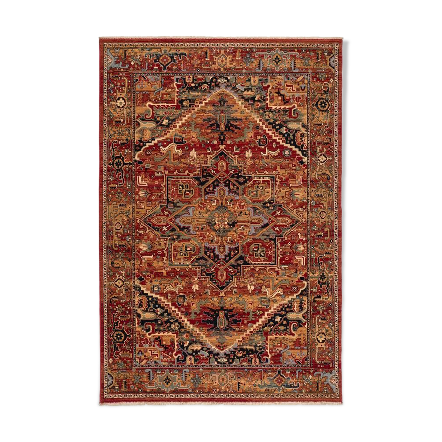 Ancient red persian carpet 80x150 cm