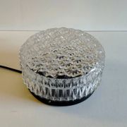 Ceiling light or wall lamp in moulded glass - 70's design