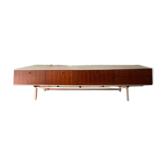 Teak and metal sideboard