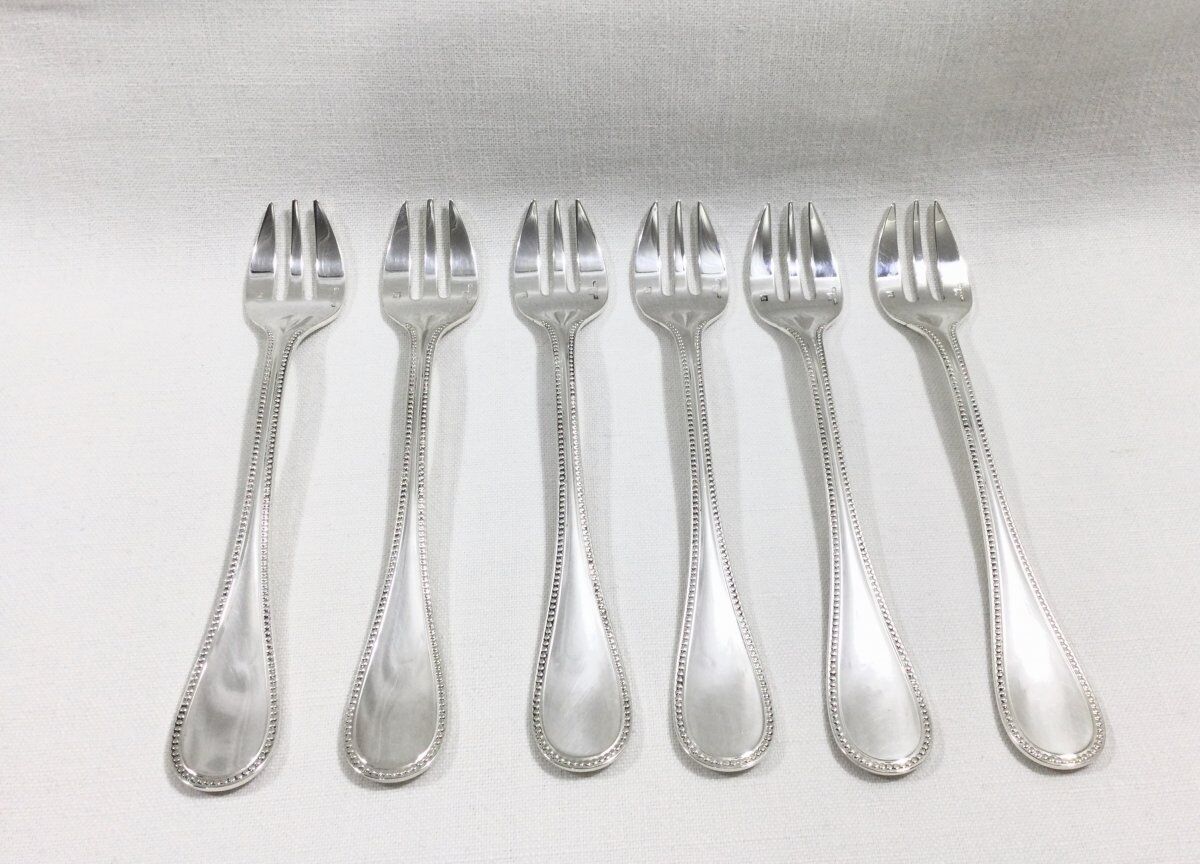 Pearl oyster forks, Christofle