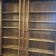 1900 walnut display case