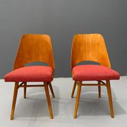 Pair of TON Model 514 Dining Chairs – Radomír Hofman, 1960s