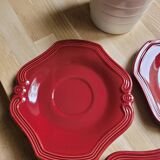 Lot de 6 soucoupes Faïence Provençale Poët-Laval