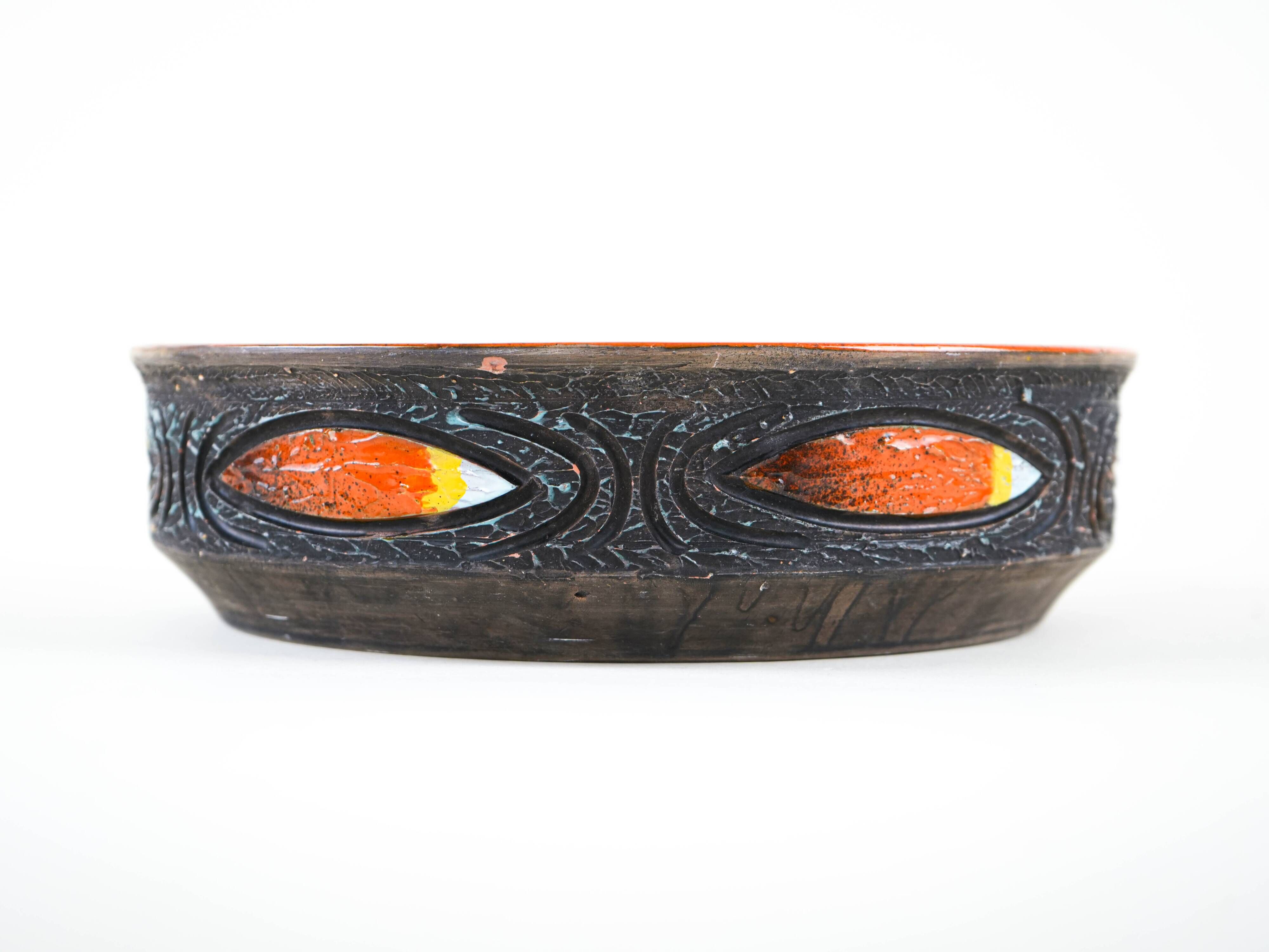 Ceramic bowl, Swedish design, 1970s, made in Sweden