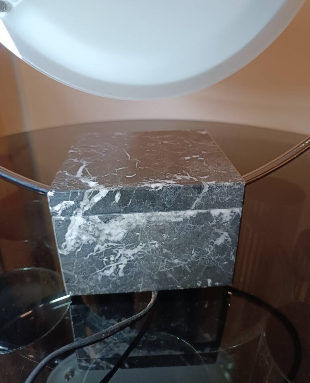 Lampe Saturne par LG pour Maison Lucien Gau 1980