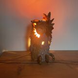 Ceramic owl lamp