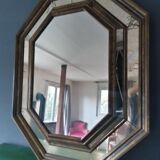 Old octagonal mirror  82x102cm