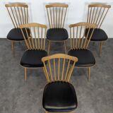 Set of 6 Sonate model chairs by Baumann