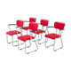 Set de 5 fauteuils Gispen '214' par Christoffel Hoffman pour BPM Néerlandais 1935