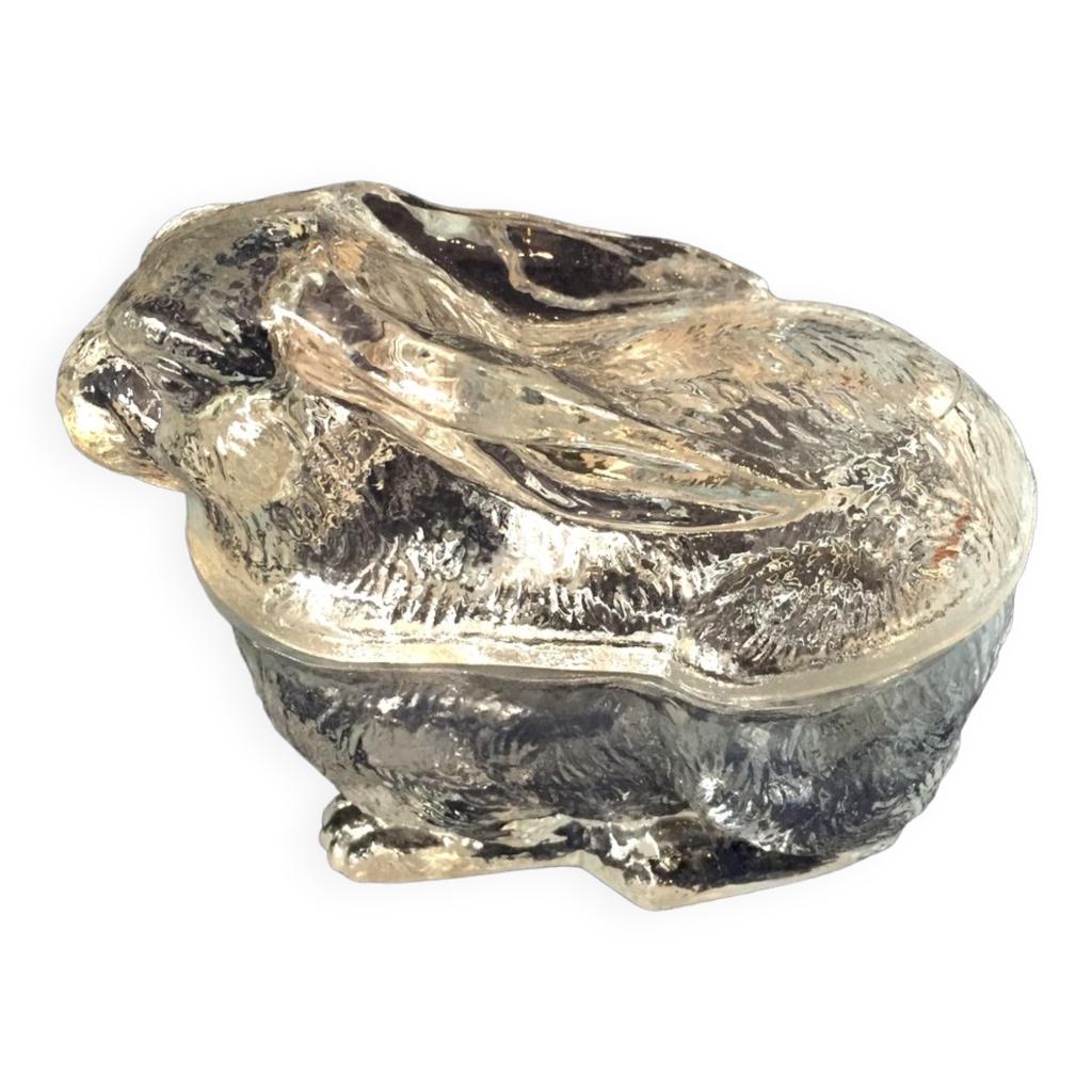 Bougeoir En Verre Bougeoir Ancien En Verre Pressé-moulé (style Portieux) - Hauteur 25,5 Cm, Transparent - Occasion Décoration Vintage Occasion
