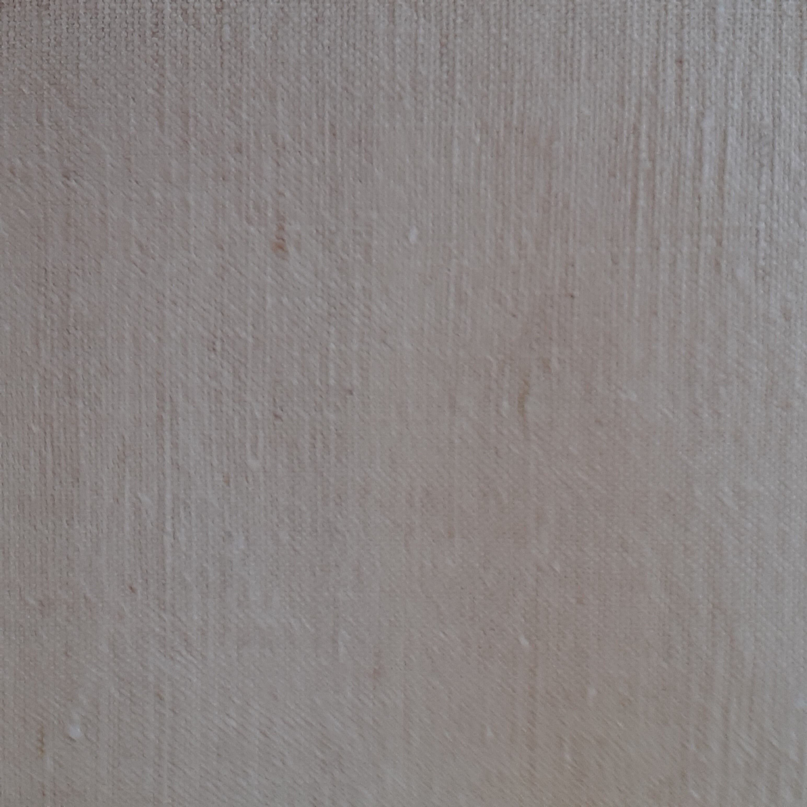 Linen sheet, bordered by a handmade day