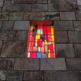 Chiseled/cut crystal pitcher