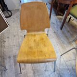 Midi centurion modern Danish Bentwood chairs with chrome legs