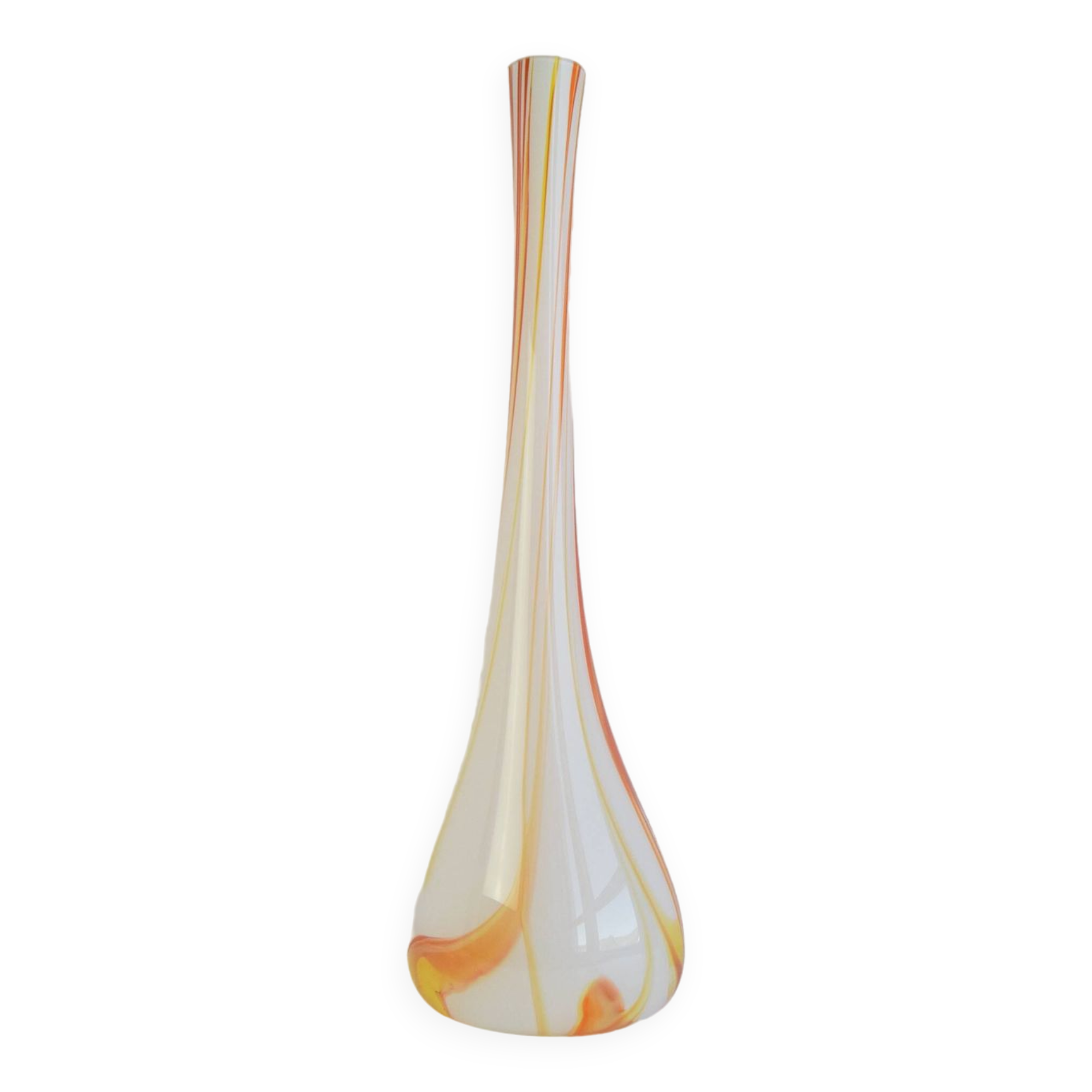 Large Design Annealed Vase, Czechoslovakia, 1970's.