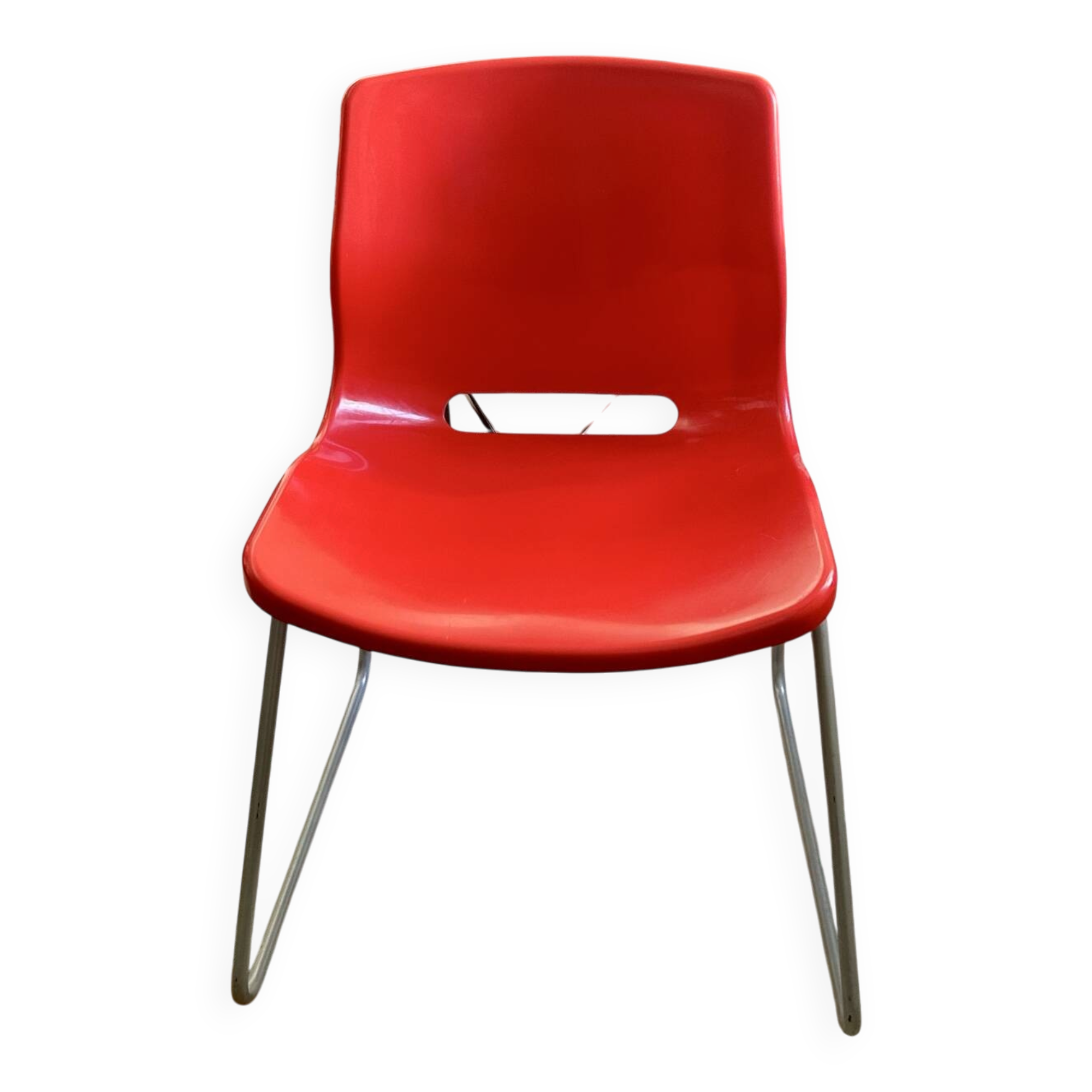 Red vintage 90's Ikea chair