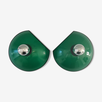 Pair of Italian design wall lamps T. Cimini for Lumina - "Emi"