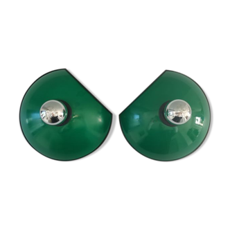 Pair of Italian design wall lamps T. Cimini for Lumina - "Emi"