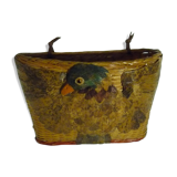 Vide-poche en osier motif de canard