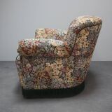 Designer club armchair, 1940s.