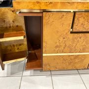 Jean Claude Mahey Roche Bobois vintage 1970s bar cabinet sideboard