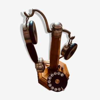 Old antique phone - vintage old phone