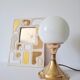 Vintage tulip base brass lamp