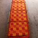 Orange sun lounger, deckchair, vintage 70's lafuma camping lounge chair