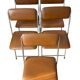 Chaises pliantes vintage chromées