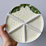 2 ceramic plates depicting a lemon