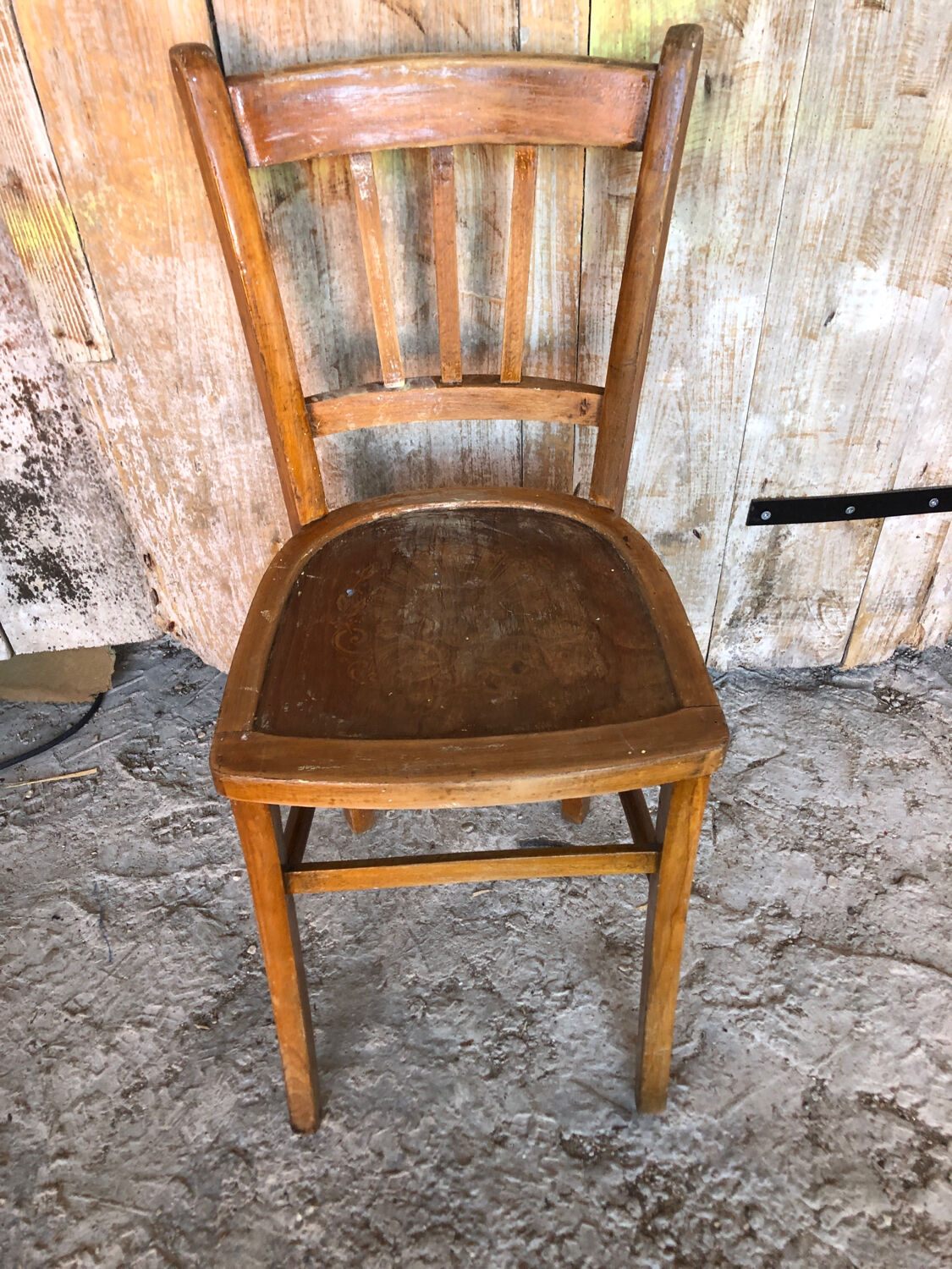 Chair bistrot luterma wood 70s vintage
