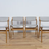 Chaises de salle à manger danoises du milieu du siècle de Nova Mobler, années 1960, ensemble de 4