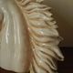Ceramic horse head lamp base vintage horse lamp base design 70s