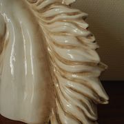 Ceramic horse head lamp base vintage horse lamp base design 70s