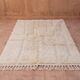 Authentic handmade pure natural wool rug size 2/3 m