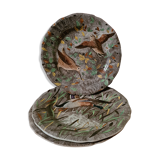 Series of 3 gien plates