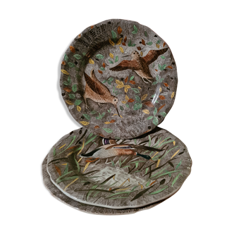 Series of 3 gien plates