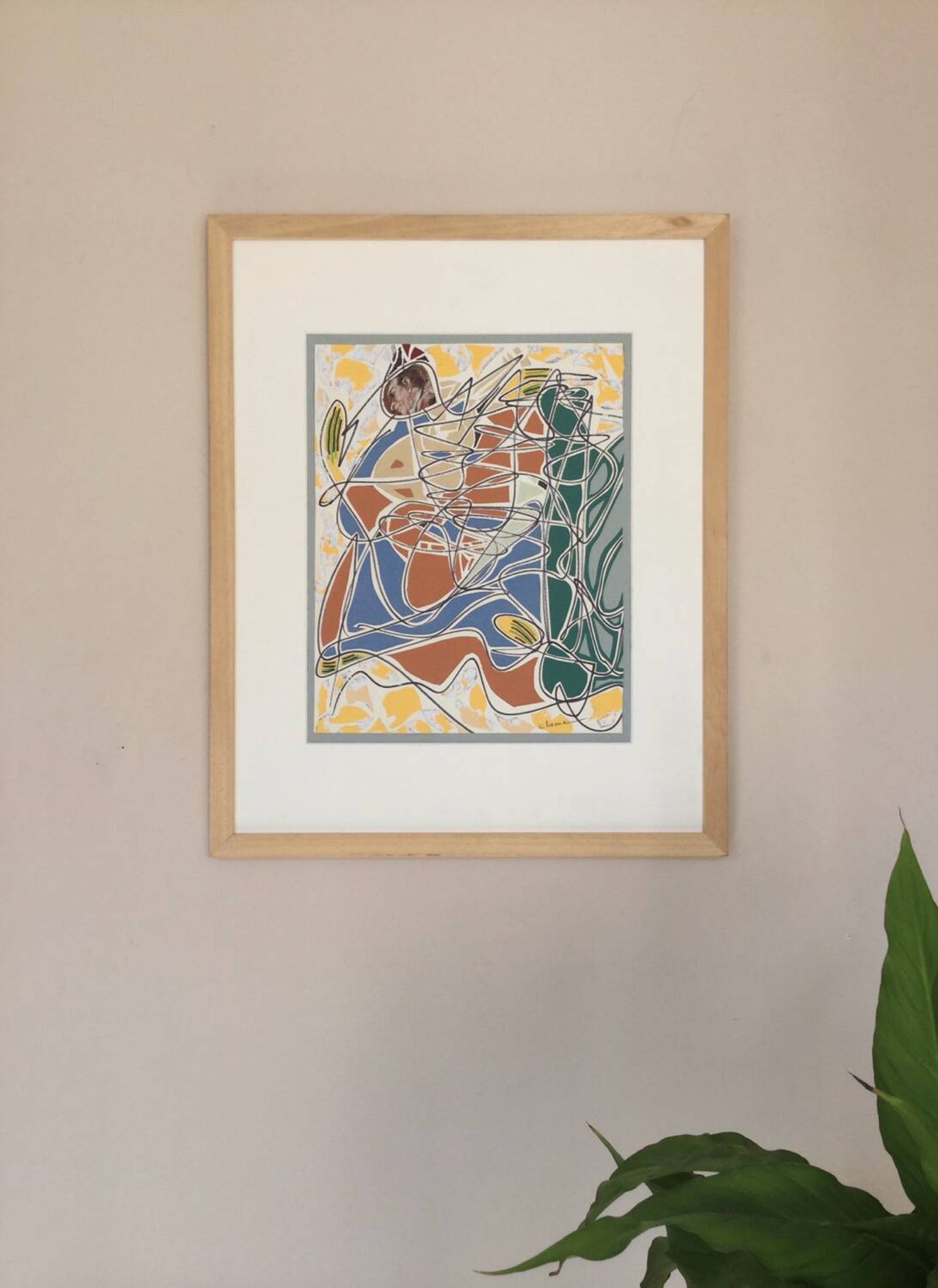 Technique mixte de pierre clamagirand ,1934-2015