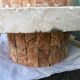 Vintage asymmetrical design coffee table made of Mactan travertine stones by Magnussen.