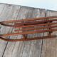 Old vintage wood and metal Davos sledge