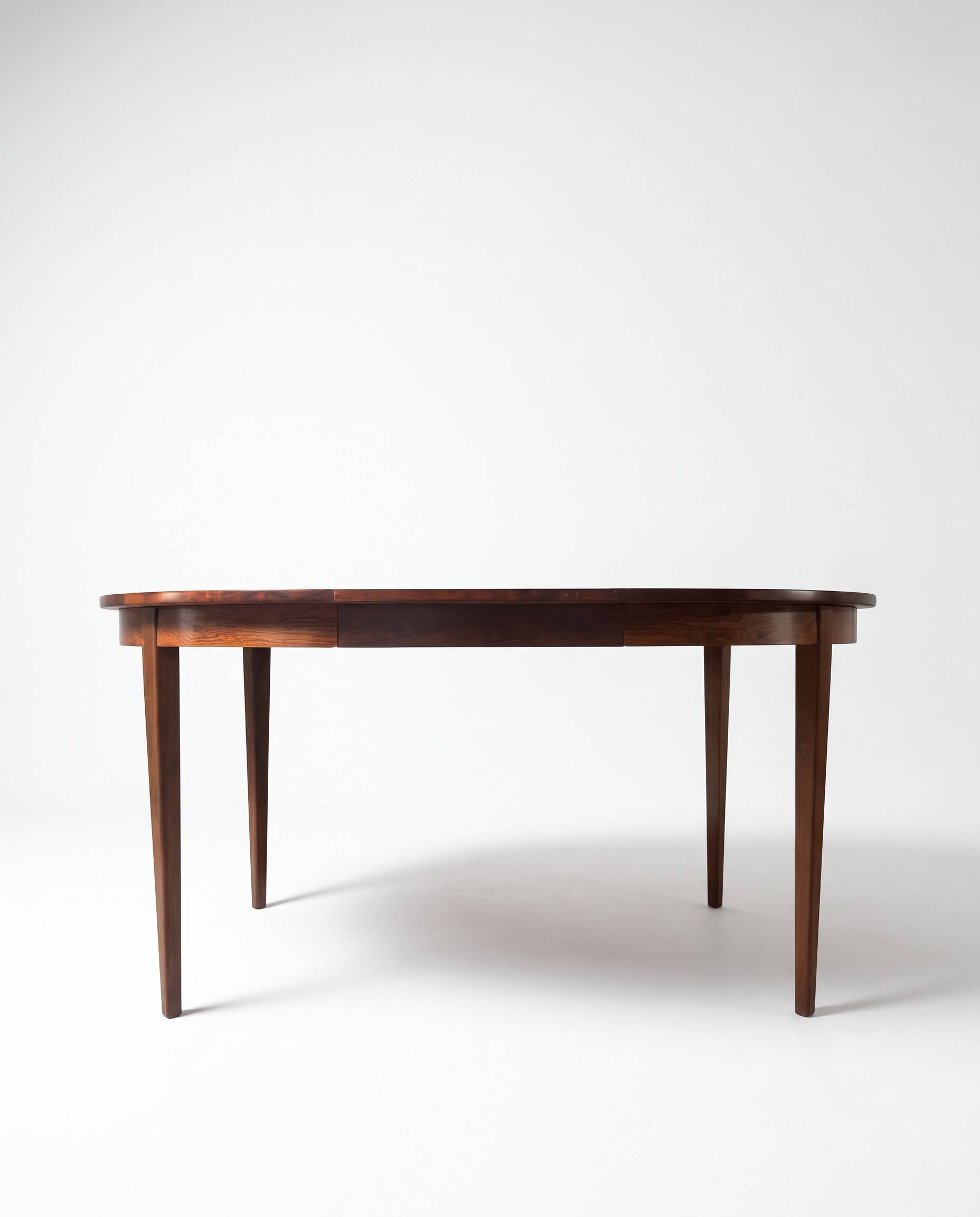 Table scandinave extensible en palissandre de Rio - 1960
