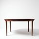 Table scandinave extensible en palissandre de Rio - 1960