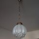 Vintage, old Suspension suspension, globe glass bubble, bubble lamp, shabby chic, interior decoration, for light, ceiling light