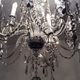 Old bohemian crystal chandelier for Deknudt