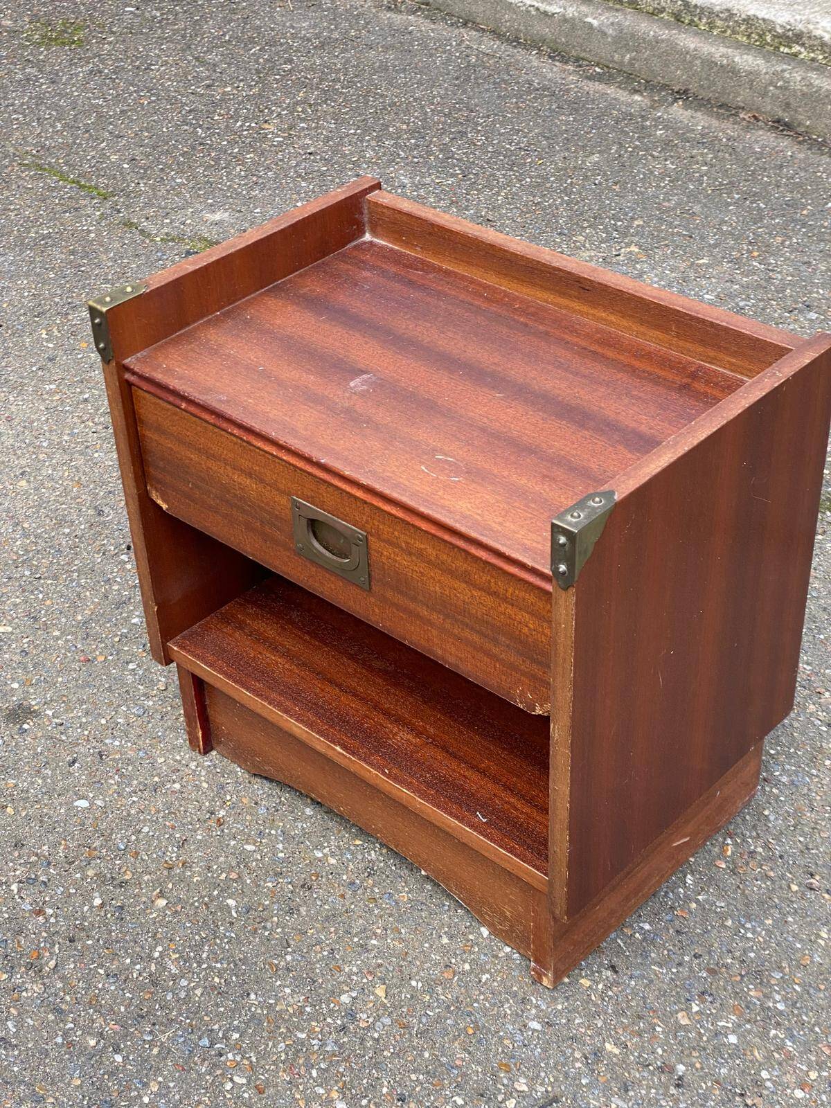 Scandinavian bedside table boat by Gautier France