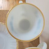 Set of 3 Crisa cups and saucers