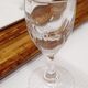 Lot 9 mismatched digestive glasses