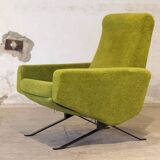 Set de salon canapé - 2 fauteuils design 1960 par Paul Geoffroy Troika Airborne
