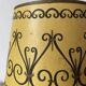 Antique turned wood lamp