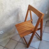 Wooden folding chair