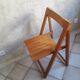 Chaise pliante en bois